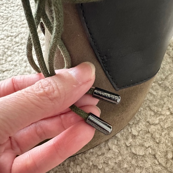 Coach Wedge Laced Ankle Booties - Picture 7 of 7